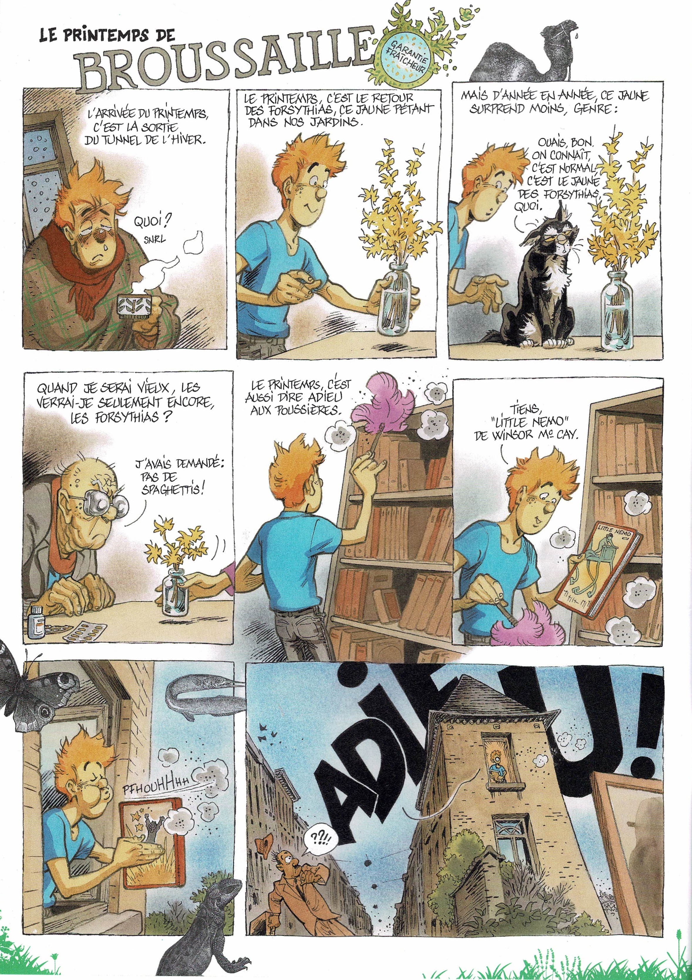 2021-03-27 : 2 nouvelles planches de Broussaille dans le Spirou 4328