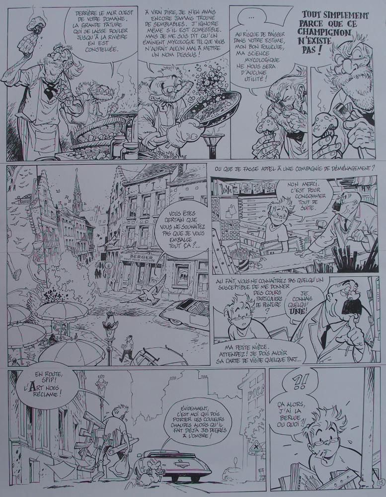 2015-07-05 : Actualité publiée le 5 juillet 2015 : planche 15 du Spirou par Frank